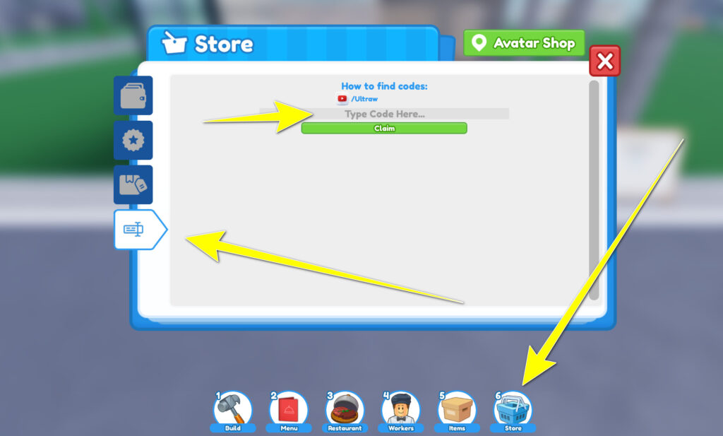 How to redeem Restaurant Tycoon 2 codes