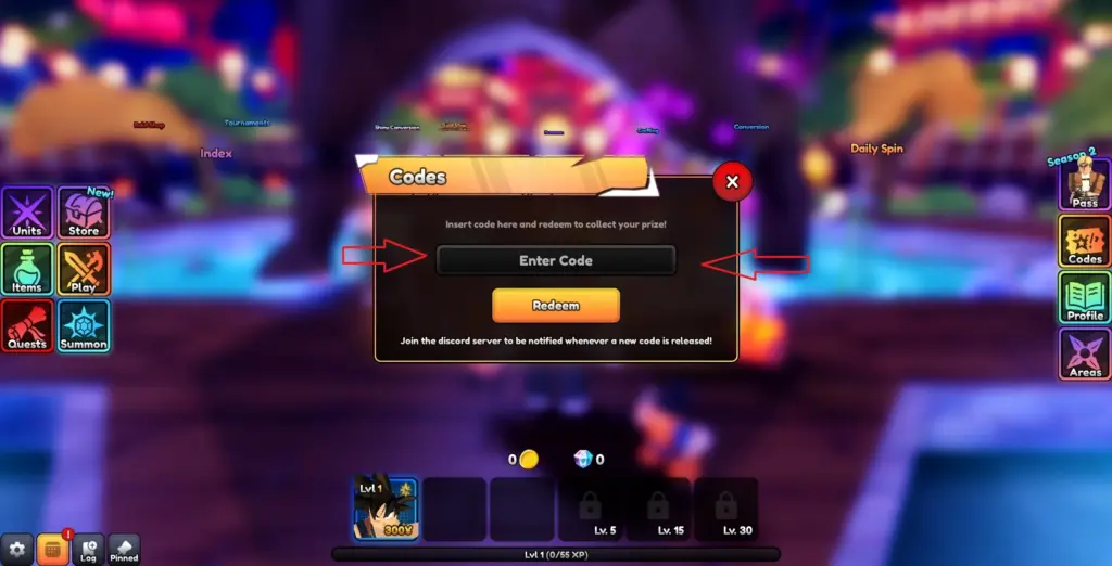 How to redeem Anime Final Strike codes