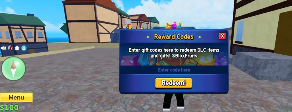 How to redeem Blox Fruits codes