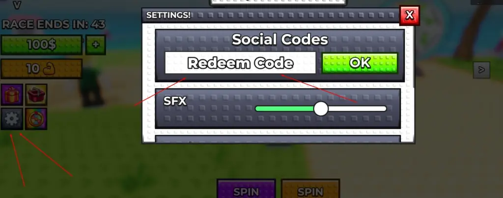 How to redeem Click to Aura Farm codes