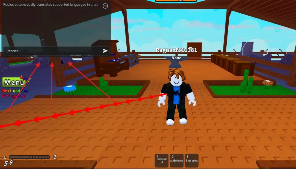 How to redeem Forge a Weapon codes