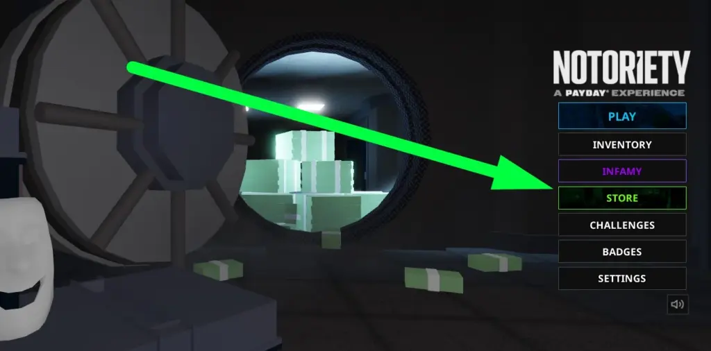 How to redeem Notoriety codes, step one