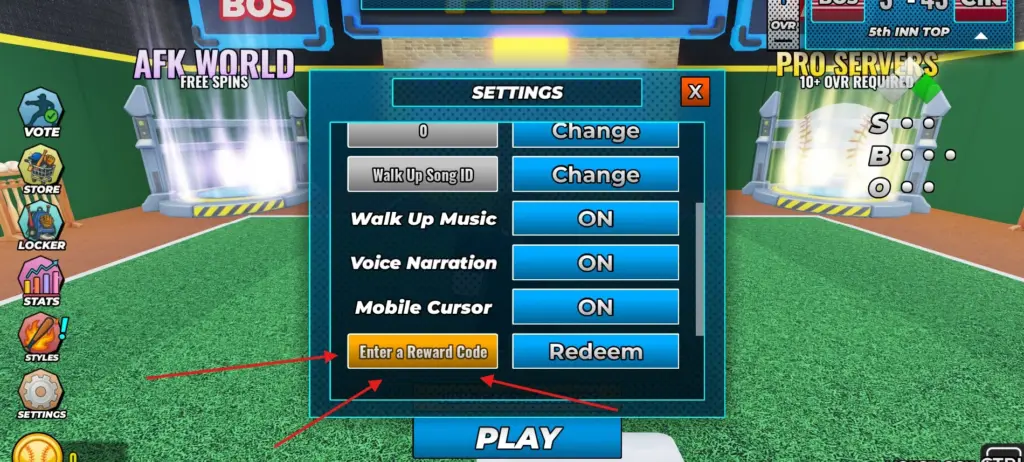 How to redeem Superstar Baseball codes