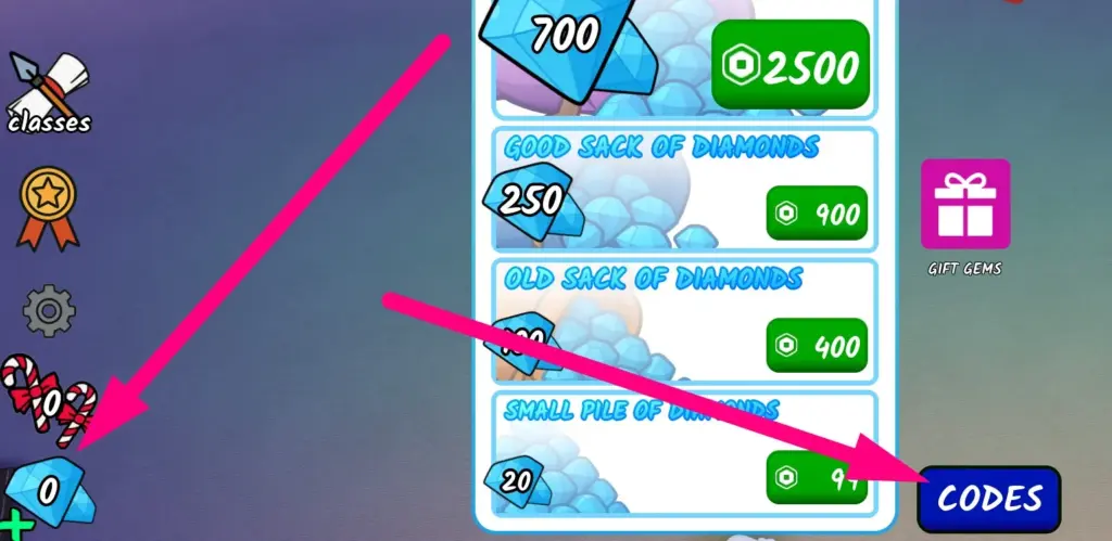 How to redeem 99 Nights in the Forest codes