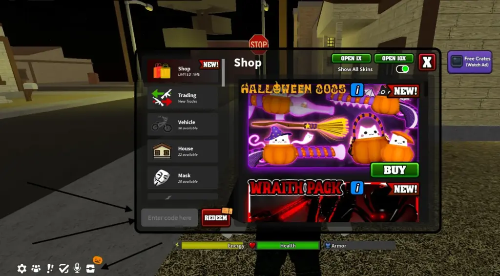 How to redeem Da Hood codes