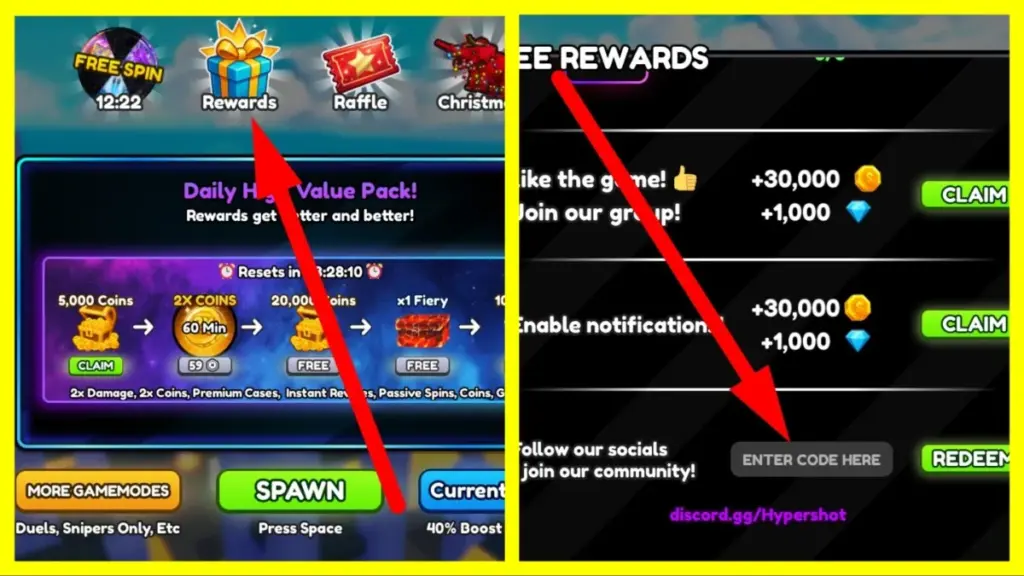 How to redeem Hypershot codes