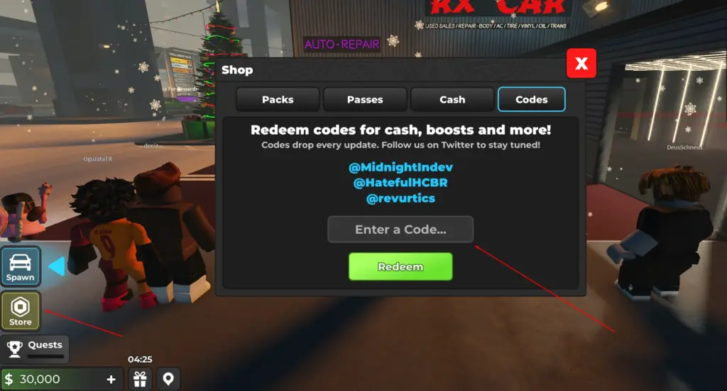 How to redeem Midnight Chasers codes