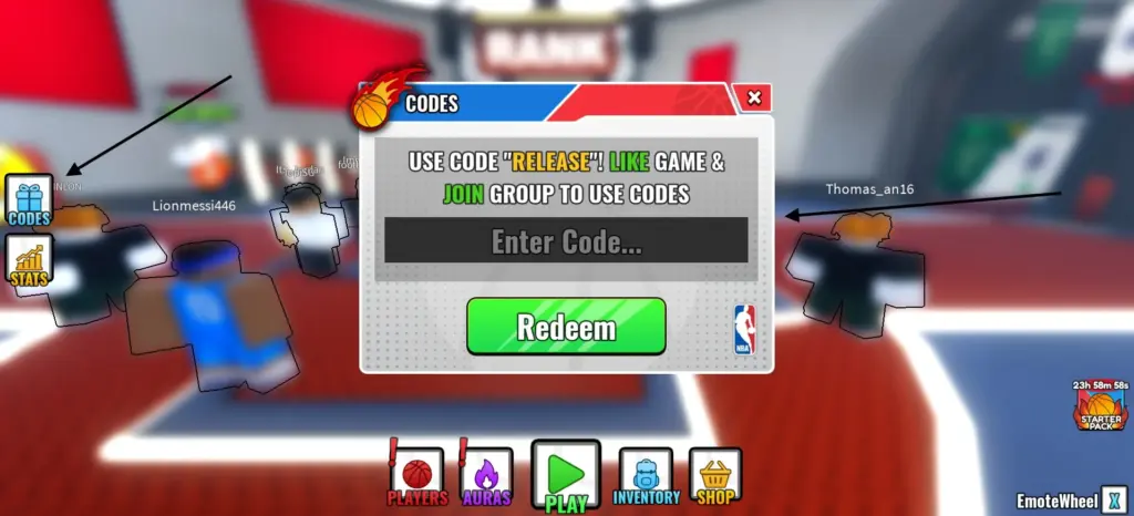 How to redeem NBA Heroes codes