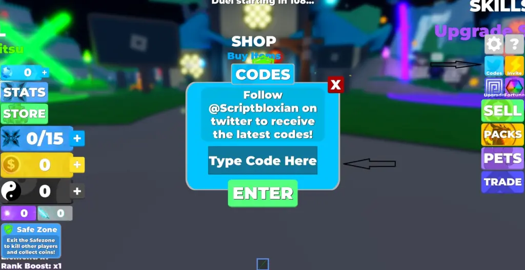 How to redeem Ninja Legends codes