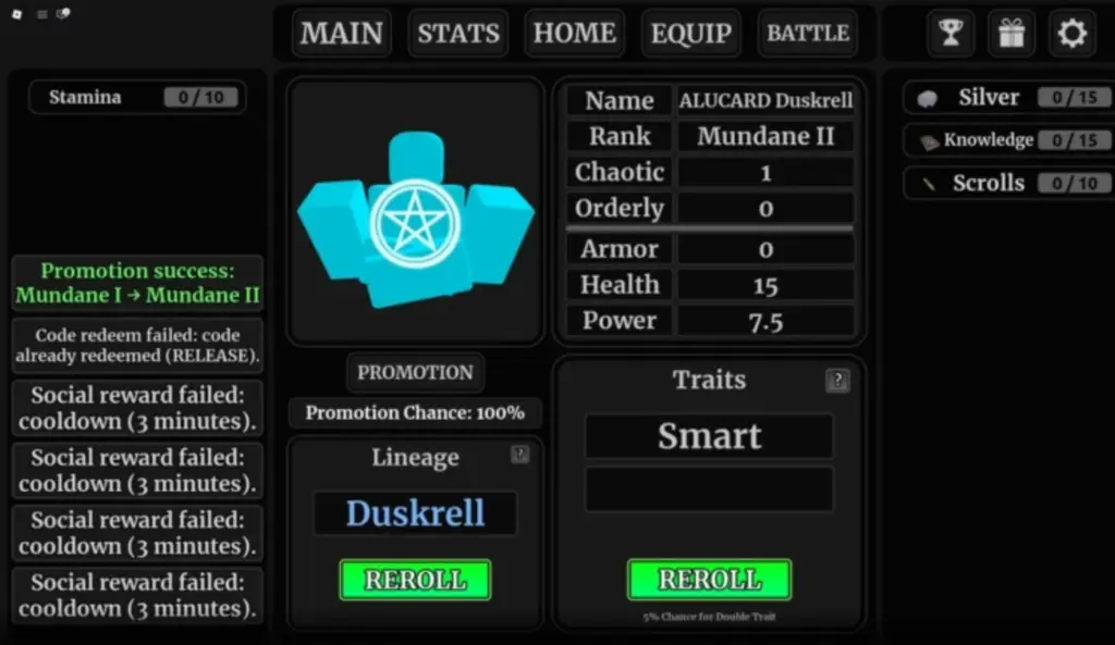 Magic and Divinity Roblox codes